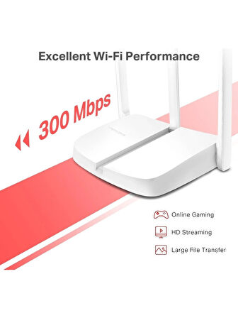 Mercusys Tp-Link Mercusys MW306R 300 Mbps Kablosuz Router