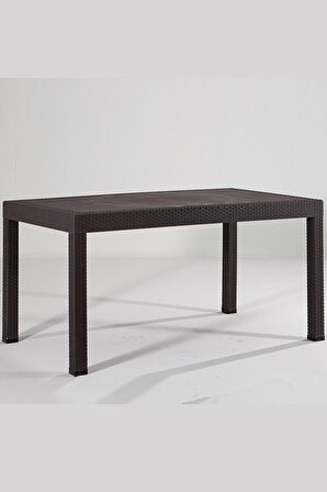 Garden Large Rattan Kahve Masa Takımı Bahçe&Balkon