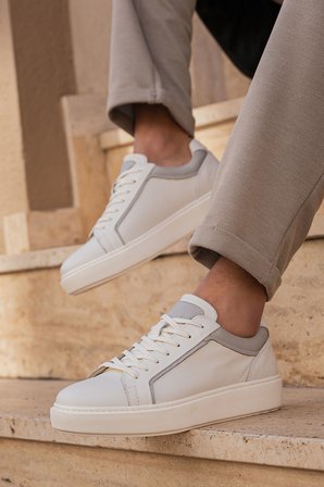 Urban Kalın Taban Deri Erkek Sneaker