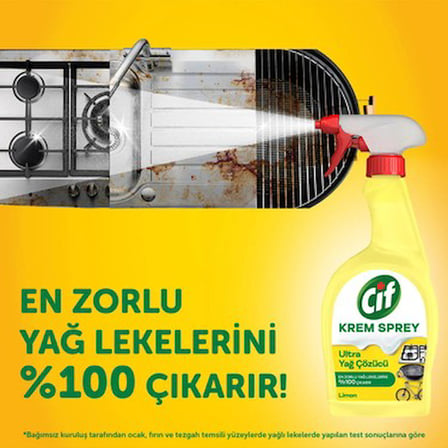 Ultra Yağ Çözücü Yüzey Temizleyici 750 ml Limon