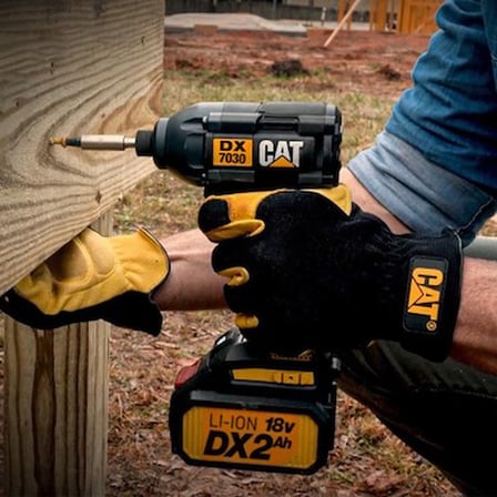 Cat DXK201 18VOLT/2.0AH Li-Ion Çift Akülü Kömürsüz Profesyonel Şarjlı Darbeli Matkap + DX7030 +