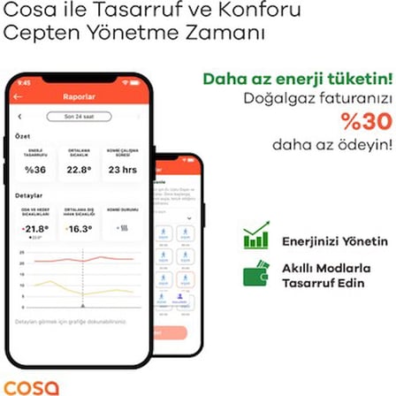 Kablosuz Kombi Kontrolü Sağlayan Akıllı Oda Termostatı