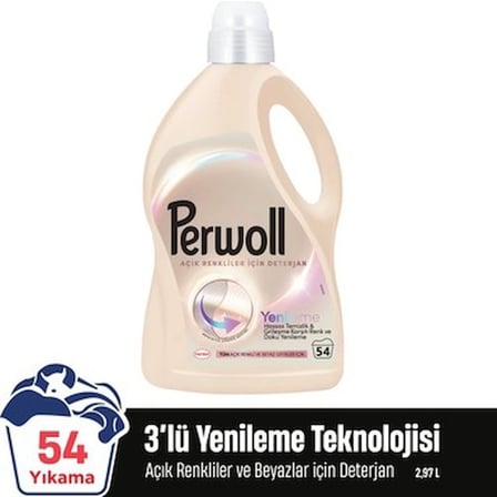 Açık Renkliler İçin Hassas Sıvı Deterjan 2970 ml