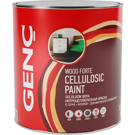 Metalik Gümüş 7069 Selülozik Ahşap Boya 2.5 Litre