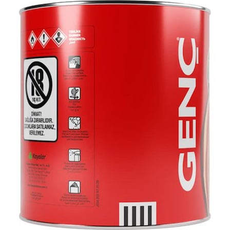 Metalik Gümüş 7069 Selülozik Ahşap Boya 2.5 Litre