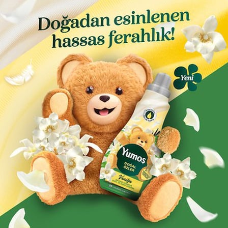 Doğal Özler ile Vanilya Konsantre Çamaşır Yumuşatıcısı 1200 ml