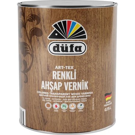 Düfa ART-TEX Renkli Ahşap Verniği 8621 Açık Meşe 0.75