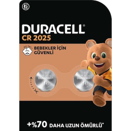 2'li Paket Lityum Düğme Pil, Yüksek Performans