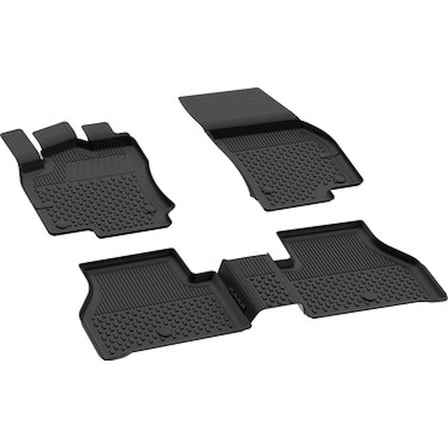 2002-2013 Ford Connect İçin Siyah 4.5D Premium Havuzlu Paspas - Uyumlu