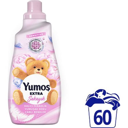 1440 ml Şakayık Kokusuyla Konsantre Yumuşatıcı 60 Yıkama