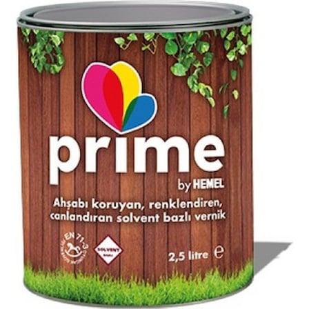 2,5 Lt Ceviz Renkli Solvent Bazlı Ahşap Vernik