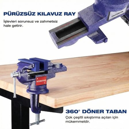 Döner Tabanlı 65 mm Mini Tezgah ile Hassas Kesim İmkanı