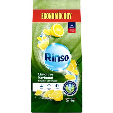 Limon ve Karbonat İçeren Beyazlar için Toz Deterjan 10 kg