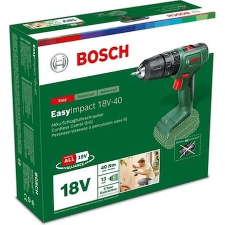 18V 0,5Ah Li-on Akü ile Ergonomik Tasarımlı Matkap
