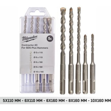 Milwaukee SDS Plus Beton Delme Uç Seti -