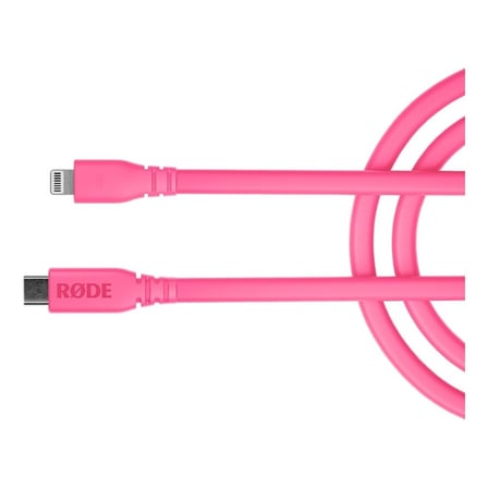 Pembe Renkli Lightning USB-C Kablo ile Pratik Bağlantı