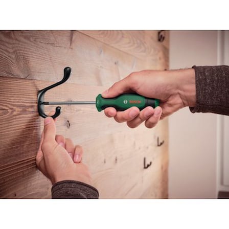 6 parçalı tornavida seti, ergonomik tasarım ve manyetik uçlarla