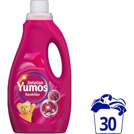 1500 ml Sıvı Deterjan ile Renk Koruma ve 30 Yıkama