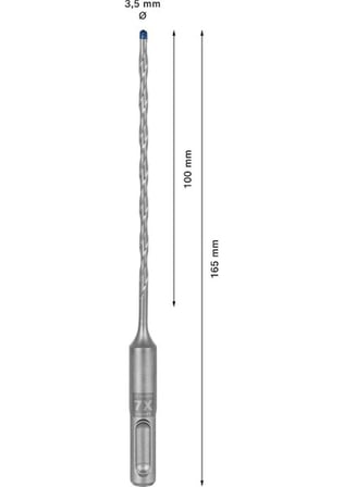Bosch Expert 3.5X165 mm Yeni Sds Plus-7x Matkap Ucu 2608900056