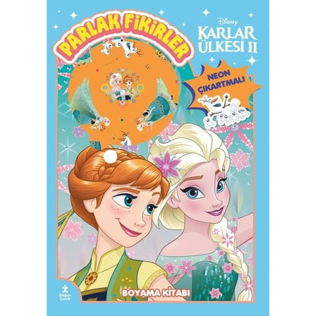 Karlar Ülkesi - Parlak Fikirler ile Eğlenceli Boyama Kitabı