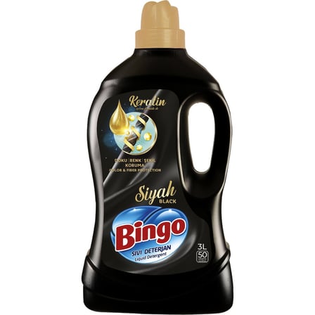 Siyah Sıvı Çamaşır Bakım Deterjanı