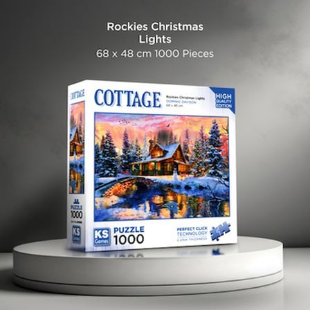 1000 Parça Noel Işıkları Temalı Bulmaca