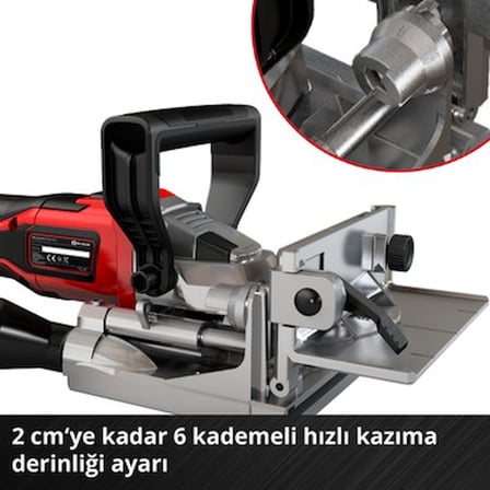 Akülü Yassı Dübel Frezesi, 18 V Li-Ion Güç