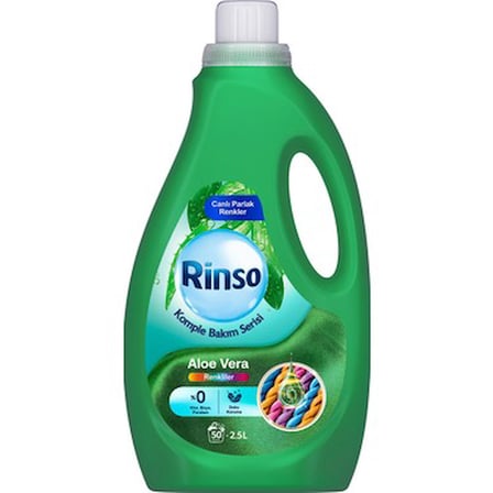 2.5 L Aloe Vera Özlü Sıvı Deterjan Renkliler İçin
