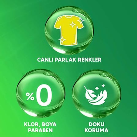 2.5 L Aloe Vera Özlü Sıvı Deterjan Renkliler İçin
