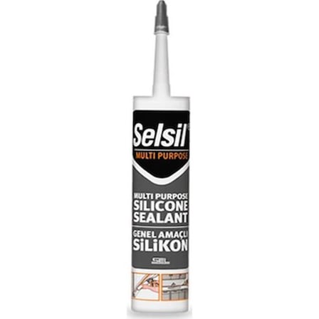 Genel Amaçlı Şeffaf Silikon 280 gr, Kolay Uygulama