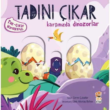Dinozorlarla Eğlenceli Tak-Çıkar Hikaye Kitabı