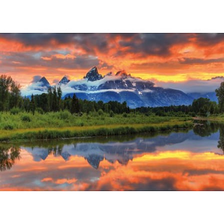 1500 Parça Grand Teton Ulusal Parkı Temalı Bulmaca
