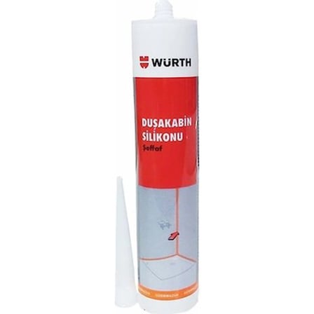 310 Ml Şeffaf Duşakabin Silikonu Suya Dayanıklı ve Güçlü Yapıştırma