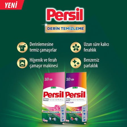 Persil 10kg Toz Çamaşır Deterjanı Renkliler (66