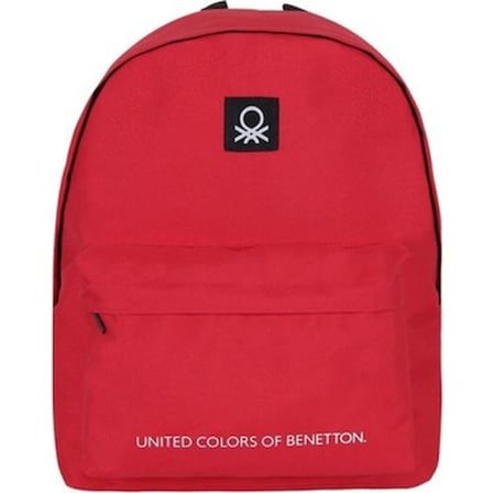 United Colors Of Benetton. Kırmızı Basic Unisex Sırt Çantası 70688-Standart