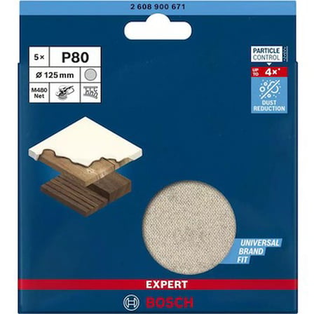 125 mm 80 Kum Elek Telli Ağ Zımpara ile Yüksek Kalite