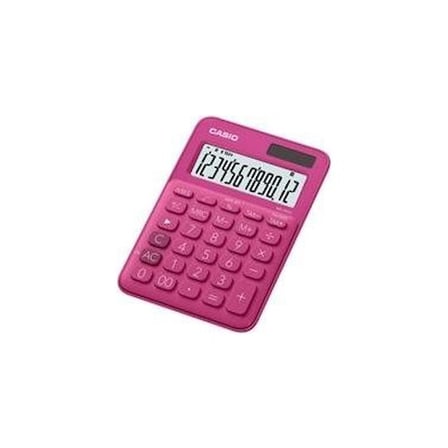 Casio MS-20UC-RD 12 Hane Koyu Pembe Masa Üstü Hesap