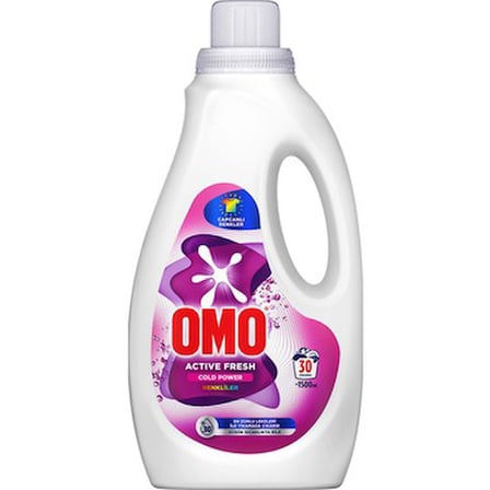 Etkili Renkliler için Sıvı Çamaşır Deterjanı 1500 ml