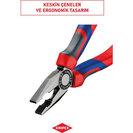 Kombine Pense ile 180 mm Profesyonel Kalite ve Dayanıklılık