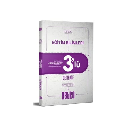 KPSS Eğitim Bilimleri: Tamamı Çözümlü 3'lü Set