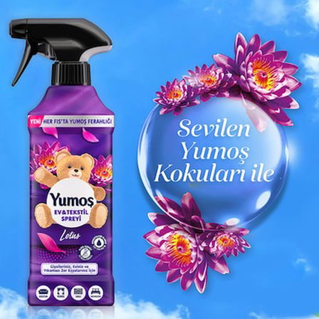 Ev ve Tekstil Spreyi 450 ml Lotus Yıkanması Zor Eşyalar İçin