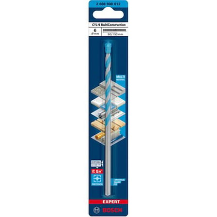 Çok Amaçlı Matkap Ucu 6x150 mm Yüksek Dayanıklılık ve Performans