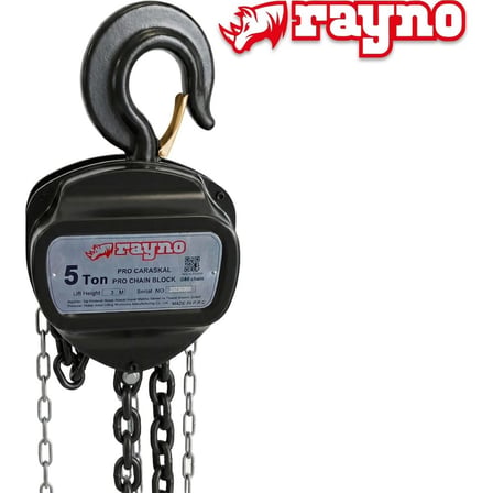 Rayno Profesyonel Hsc Üçgen Tip Caraskal 3 Ton x 5 mt -
