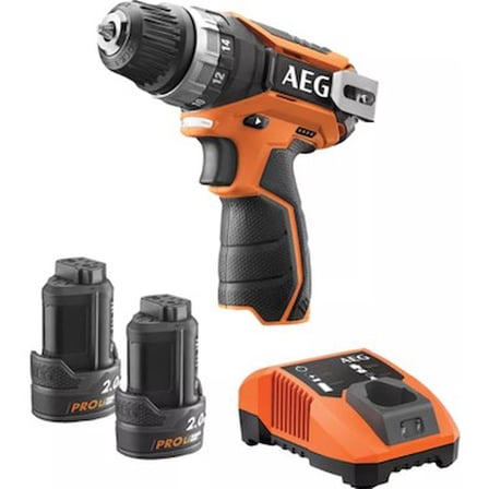 AEG BS 12 C2 Li-202B 12V 2x2.0Ah Çift Akülü Matkap -