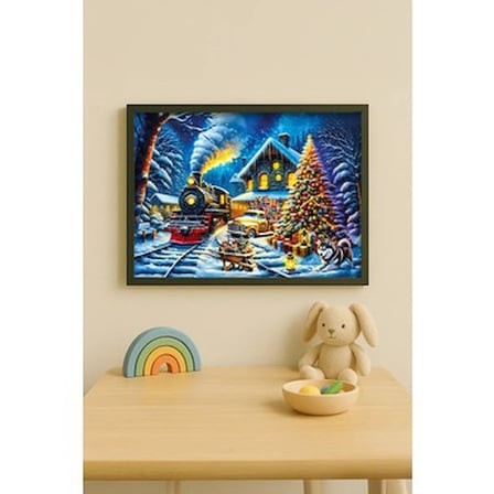 50 Parça Noel Hediyeleri Temalı Eğlenceli Puzzle