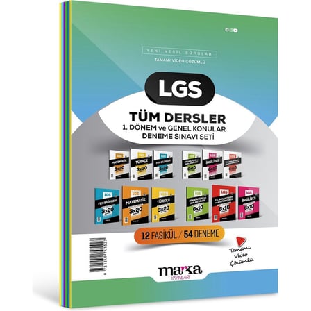 2025 LGS Deneme Sınavı Seti - 12 Fasikül