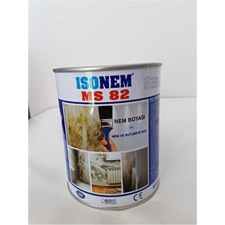 1 kg Beyaz Nem Yalıtım Boyası, İç ve Dış Duvarlar İçin