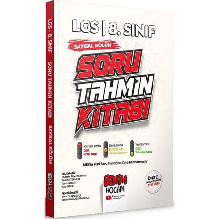 LGS 8. Sınıf Sayısal Bölüm İçin Özet Soru Tahminleri