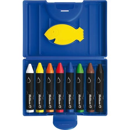 8 Renkli Pastel Boya, Aquarel Yuvarlak Tasarım