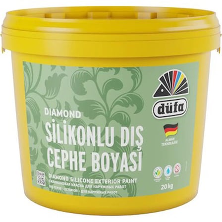 Düfa Diamond Silikonlu Dış Cephe Boyası Beyaz 20